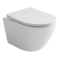 Подвесной унитаз CERAMICANOVA Uno смыв Торнадо 490x360x360 белый - Gidratop.ru изображение