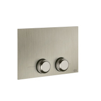 GESSI VENTI20 клавиша смыва для унитаза двойная, для инсталляций TECE, цвет Finox Brushed Nickel - Gidratop.ru изображение
