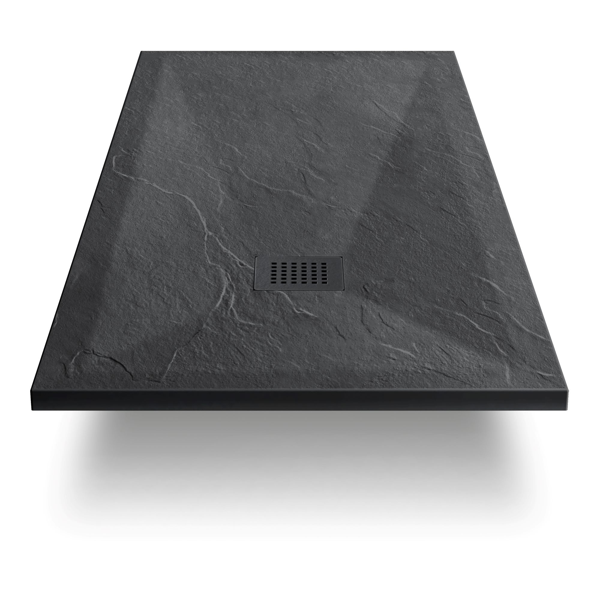 Поддон для душа из искусственного камня VST-4SR9013A, 1300*900*30, антрацит - Gidratop.ru изображение