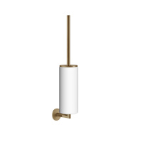 GESSI ANELLO ершик для унитаза, настенный, колба белая, фурнитура Warm Bronze Br. PVD - Gidratop.ru изображение