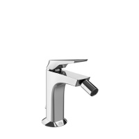 GESSI  VENTAGLIO смеситель для биде с донным клапаном и соединительными шлангами, цвет: хром - Gidratop.ru изображение