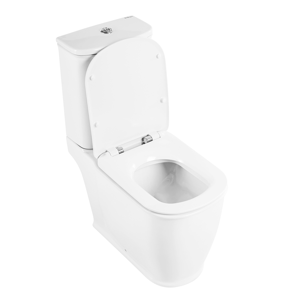 Унитаз-компакт безободковый BelBagno PRADO BB10150CP/BB10150SC - Gidratop.ru изображение