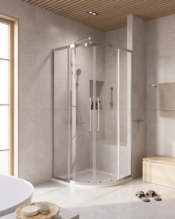 Душевой уголок CEZARES RELAX-304-R-2-90-C-CR - Gidratop.ru изображение