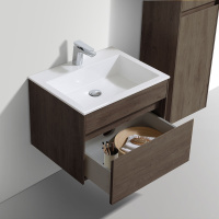 База под раковину Chiara 600 подвесная, 1 выкатной ящик soft-close, R.Oak - Gidratop.ru изображение
