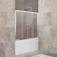 Шторка на ванну BelBagno UNIQUE-VF-2-150/180-140-P-Cr - Gidratop.ru изображение
