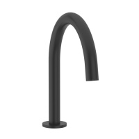 Gessi Emporio Via tortona излив для умывальника, средняя длина, донный клапан в комплекте, цвет: Black XL - Gidratop.ru изображение