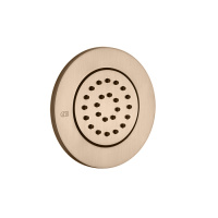 Gessi Body Jets встраиваемая поворотная боковая форсунка (внешняя часть), цвет: Copper PVD - Gidratop.ru изображение