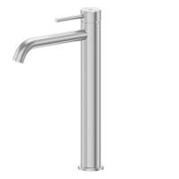 Смеситель ABBER Wasser Kreis 316 AF8111BST-L для накладной раковины, сталь брашированная - Gidratop.ru изображение