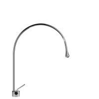 Gessi Goccia смеситель для раковины на 1 отверстие, излив 387мм R=197, цвет: хром - Gidratop.ru изображение