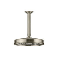 GESSI VENTI20 верхний душ Oslash;200 мм., с потолочным держателем 288 мм., цвет Finox Brushed Nickel - Gidratop.ru изображение