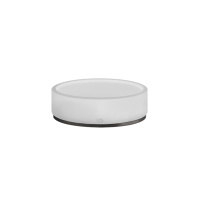 GESSI 316 мыльница настольная, цвет: белый/brushed black metal pvd - Gidratop.ru изображение