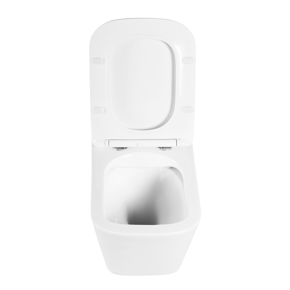 Комплект 3 в 1 Унитаз подвесной с сиденьем BelBagno DUE BB3103CHR/SC + Система инсталляции для унитазов BelBagno BB002-80  с кнопкой смыва BB014-SR-BIANCO - Gidratop.ru изображение