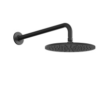 GESSI INCISO верхний душ настенная, шарнирная на 1/2,  Oslash;300мм, цвет: nero XL - Gidratop.ru изображение