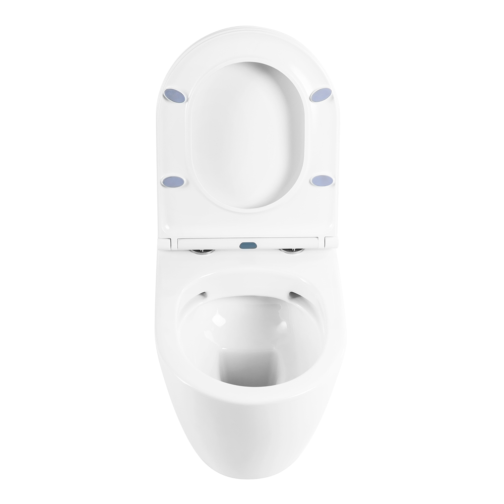 Унитаз подвесной безободковый BelBagno MARINO BB105CHR/BB870SC - Gidratop.ru изображение