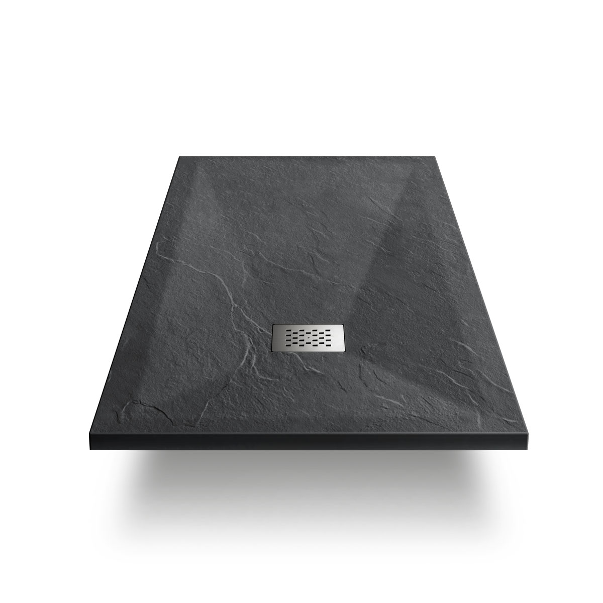 Поддон для душа из искусственного камня  VST-4SR8010A, 1000*800*25, антрацит - Gidratop.ru изображение