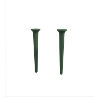 Ножки для шкафчика, комплект 2 штуки, высота 43 см, дерево 40445 Verde opaco, 9x9x43 - Gidratop.ru изображение