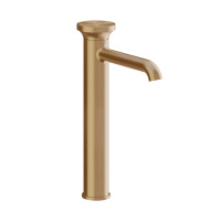 GESSI Origini смеситель для раковины высокий без донного клапана, в компл с отд вставкой, цвет Warm Bronze Br. PVD