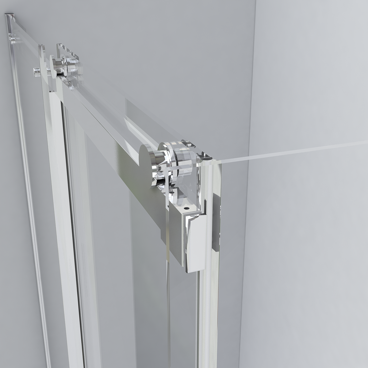 Душевой уголок Como VSR-1C8014CL, 1400*800, хром, стекло прозрачное - Gidratop.ru изображение