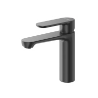 STYLUS-LS-NOP Смеситель для раковины однорычажный с донным клапаном, черный матовый - Gidratop.ru изображение