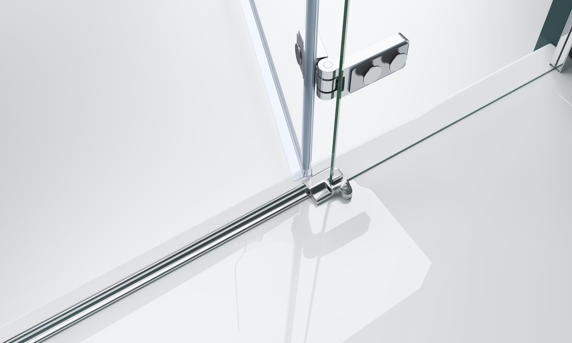 Душевая дверь BelBagno KRAFT-B-12-60/30-C-Cr-R - Gidratop.ru изображение