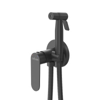 STYLUS-DIF-NOP Гигиенический душ со смесителем, черный матовый - Gidratop.ru изображение