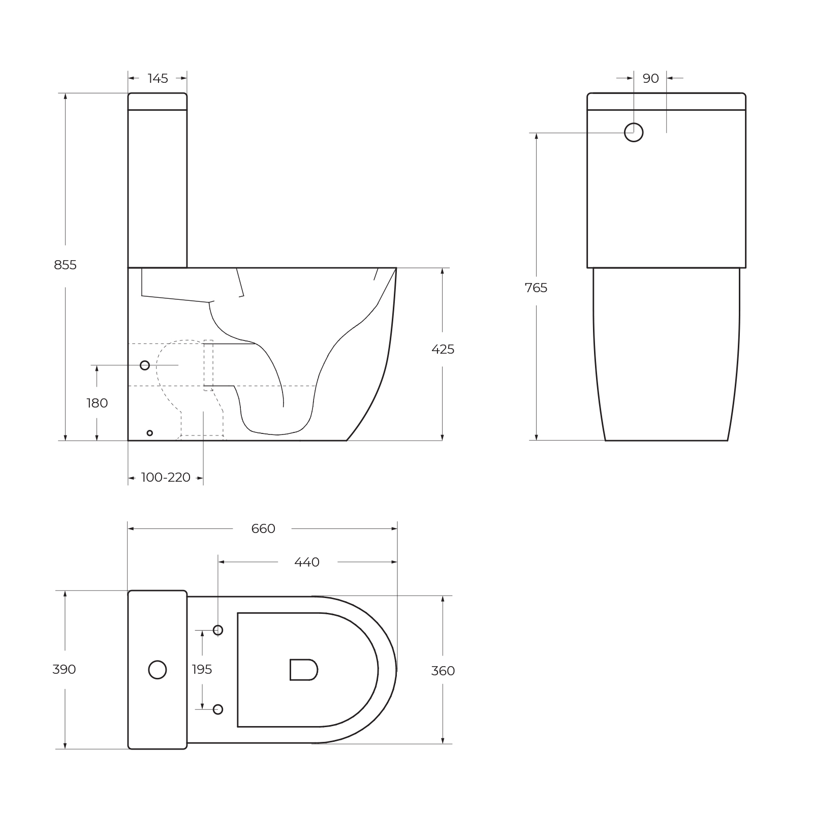 Унитаз-компакт безободковый BelBagno SFERA-R BB2141CPR/BB902SC - Gidratop.ru изображение