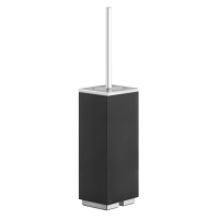 Gessi Rettangolo ершик для унитаза напольный, цвет: хром/черный - Gidratop.ru изображение