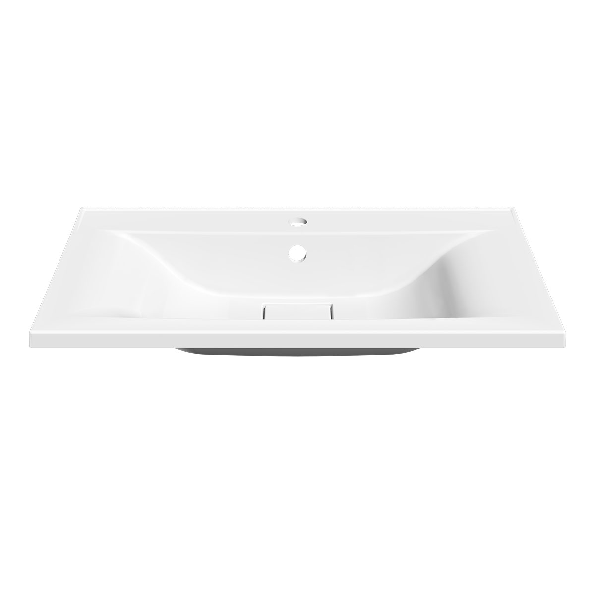 Раковина VCB-3M800W из искуственного камня, цвет белый - Gidratop.ru изображение