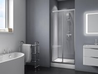 Душевая дверь BelBagno DUE-BF-1-130-C-Cr - Gidratop.ru изображение