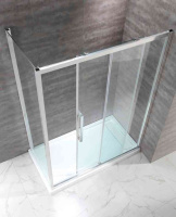 Душевой уголок CEZARES LUX-SOFT-W-AH-1-150/80-C-Cr-IV - Gidratop.ru изображение