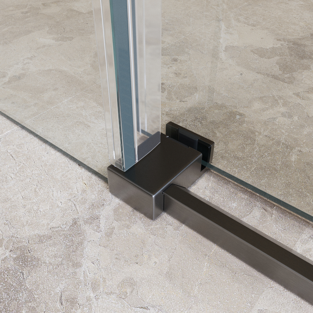 Душевая дверь BelBagno SOFT_CLOSE-2-BF-1-140-C-GM - Gidratop.ru изображение