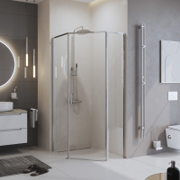 Душевой уголок BelBagno UNO-195-PH-1-100/80-C-Cr - Gidratop.ru изображение