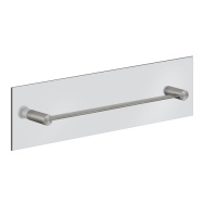 Gessi 316 полотенцедержатель для крепления на стекло, 45 см, цвет: Steel Brushed - Gidratop.ru изображение