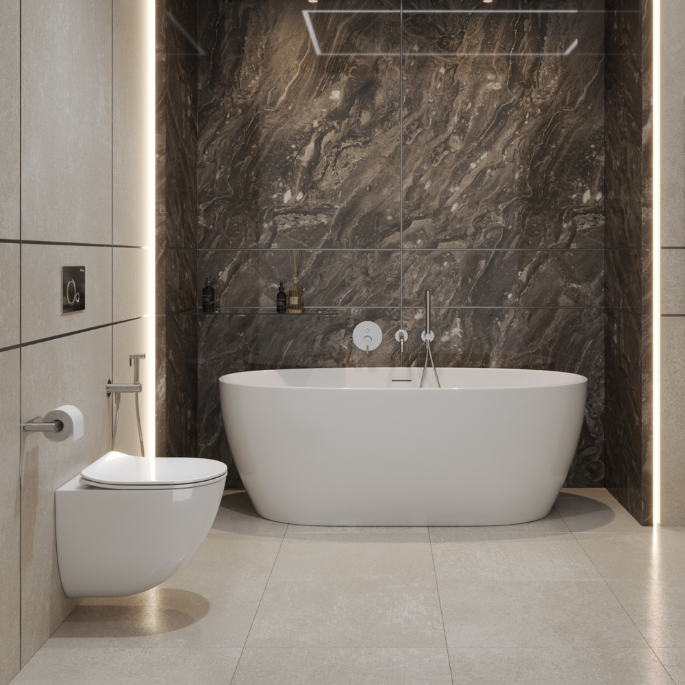 Унитаз подвесной безободковый BelBagno AMANDA-TOR BB051CH-TOR-FC/BB051SC - Gidratop.ru изображение