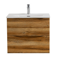 MARINO-CER-N База под раковину подвесная с двумя выкатными ящиками, Rovere Rustico, 696x455x500, MARINO-CER-N-700-2C-SO-RR-P - Gidratop.ru изображение