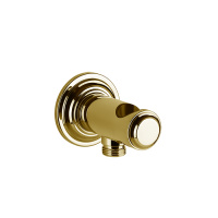 GESSI VENTI20 подвод воды с держателем ручного душа, цвет Gold PVD - Gidratop.ru изображение