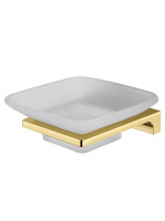 Мыльница с держателем WONZON & WOGHAND ECLIPSE, Глянцевое золото (WW-9122-LG) - Gidratop.ru изображение