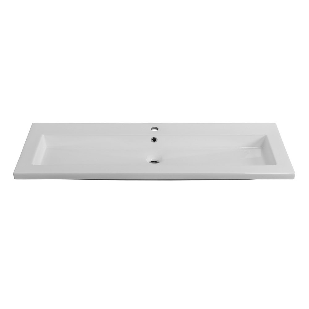 Керамическая раковина CZR-8070-120, 1210x460x140 - Gidratop.ru изображение