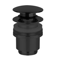 Gessi донный клапан для раковины StopGo на 1 1/4, без слива-перелива, цвет Black XL - Gidratop.ru изображение