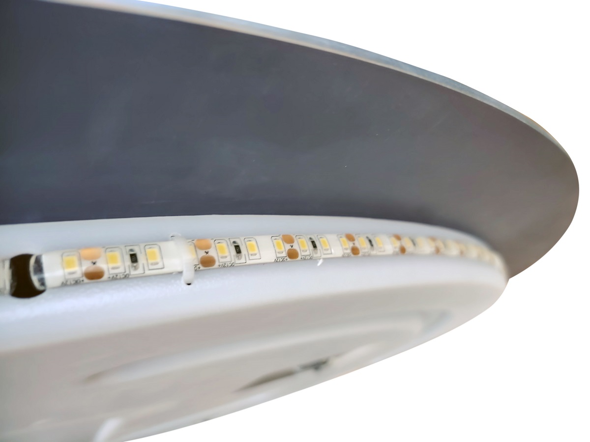 Зеркало с интерьерной подсветкой SPC-INT-700-LED, без выключателя, 12V, 220-240V, 700x30 - Gidratop.ru изображение