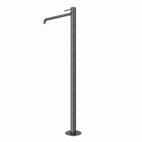 Newform X-STEEL 316 Смеситель для раковины напольный, излив 280мм, наружная часть, (для 27819) цвет: PVD Brushed gun metal