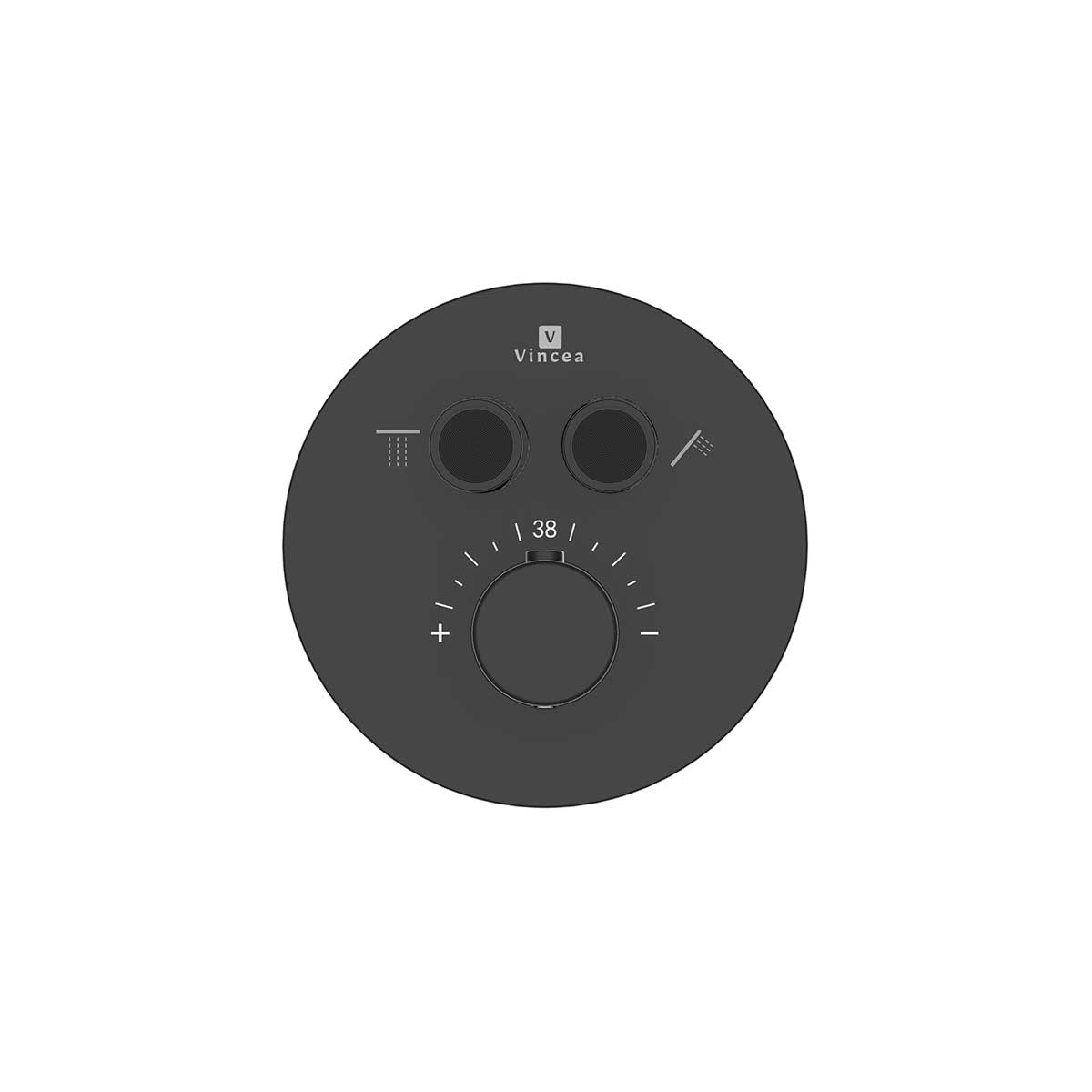 Душевой комплект Inspire VSFW-3I22MT3RMB встраиваемый, термостатический, двухрежимный, черный - Gidratop.ru изображение