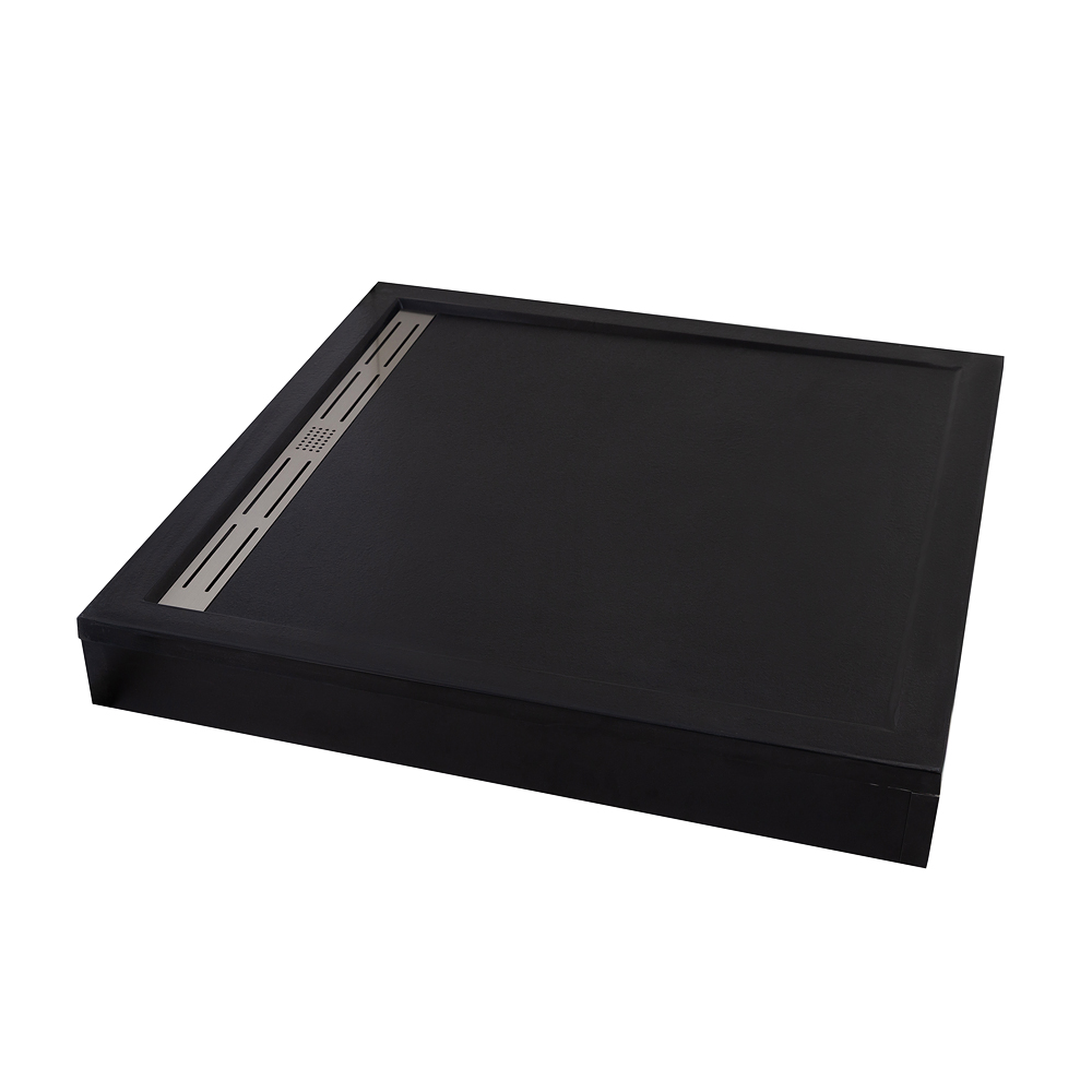 Поддон из искусственного мрамора CEZARES TRAY-AS-A-100-30-NERO - Gidratop.ru изображение