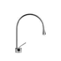 Gessi Goccia смеситель для раковины на 1 отверстие, излив 244мм R=125, цвет: хром - Gidratop.ru изображение