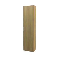 Колонна подвесная с дверью, реверсивная 55539 Rovere Tabacco, 35x20x140 - Gidratop.ru изображение