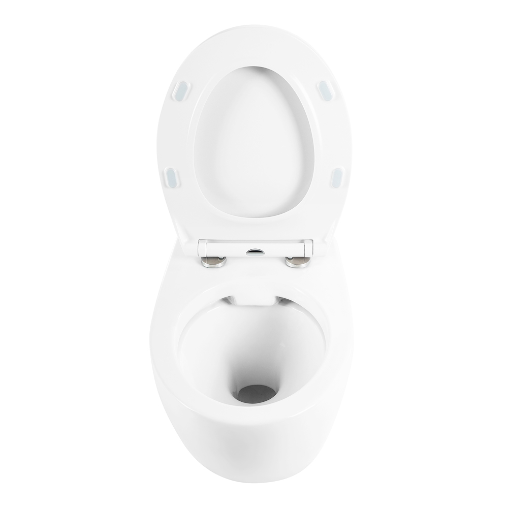 Унитаз подвесной безободковый BelBagno PROSPERO BB507B/BB2020SC - Gidratop.ru изображение