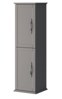 TIFFANY Колонна подвесная с двумя распашными дверцами, реверсивная 55247 Grigio Nuvola, 34x32x114 - Gidratop.ru изображение