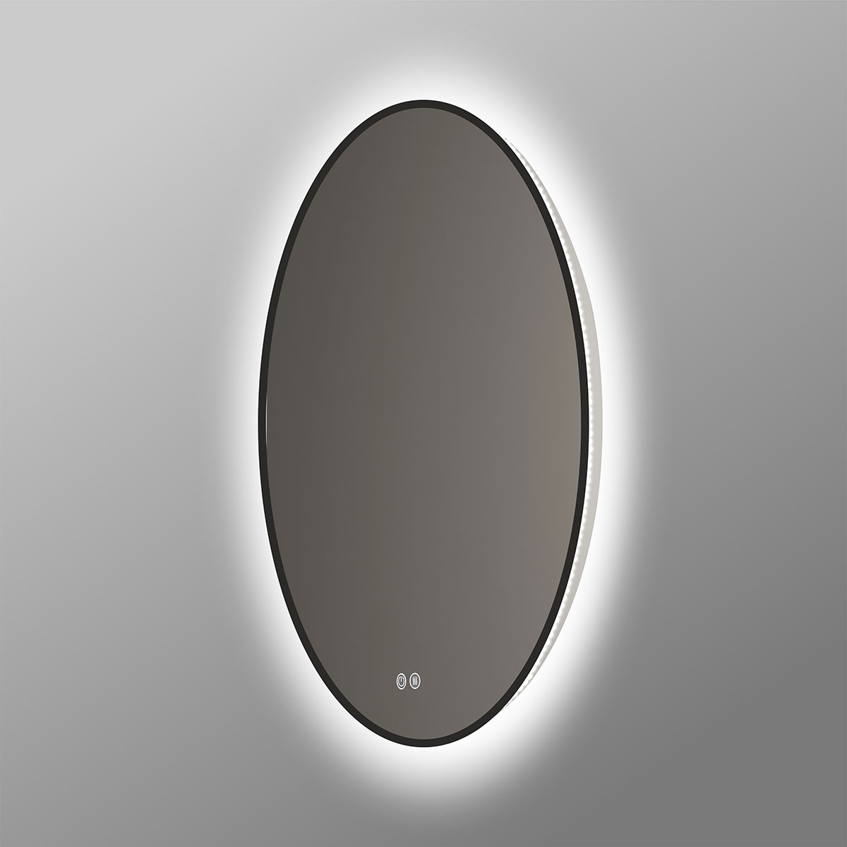 Зеркало LED VLM-3DE700B-2 700x700 c сенсорным выключателем и диммером, антизапотевание - Gidratop.ru изображение