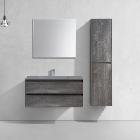 База под раковину Luka 1000 подвесная, 2 выкатных ящика soft-close, G.Stone - Gidratop.ru изображение