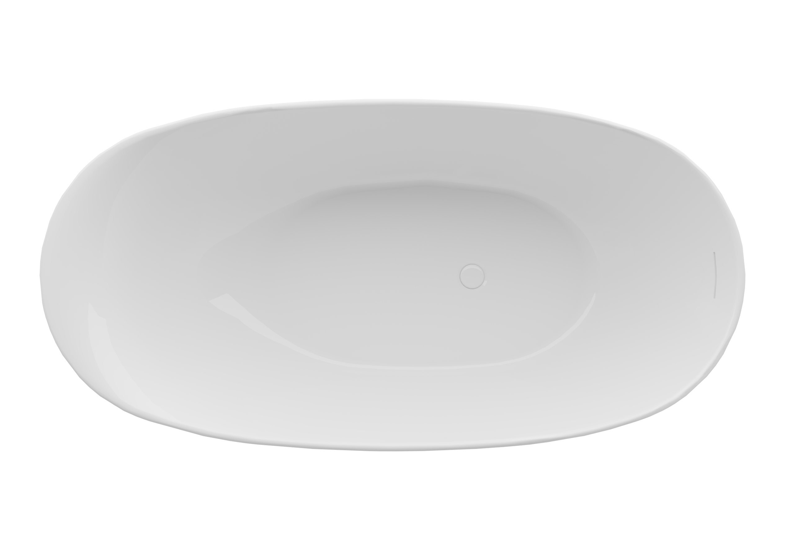 Ванна акриловая Vincea VBT-601-1600, 1600*800*580, цвет белый, щелевой перелив - Gidratop.ru изображение